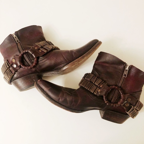 COPY - FREE PEOPLE x FREEBIRD Steven leather /met… - Picture 1 of 5